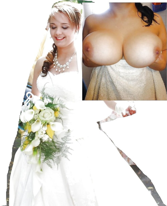 Beautiful busty bride