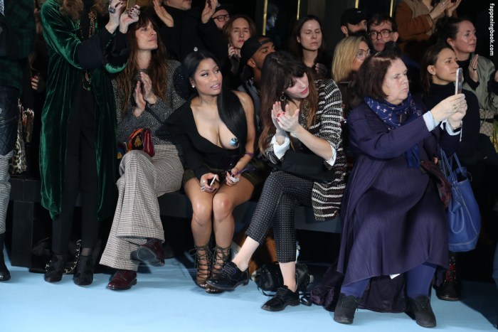 Nicky Minage at the fashion show