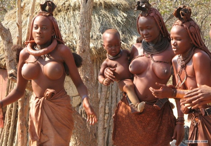 Naked women of wild tribes