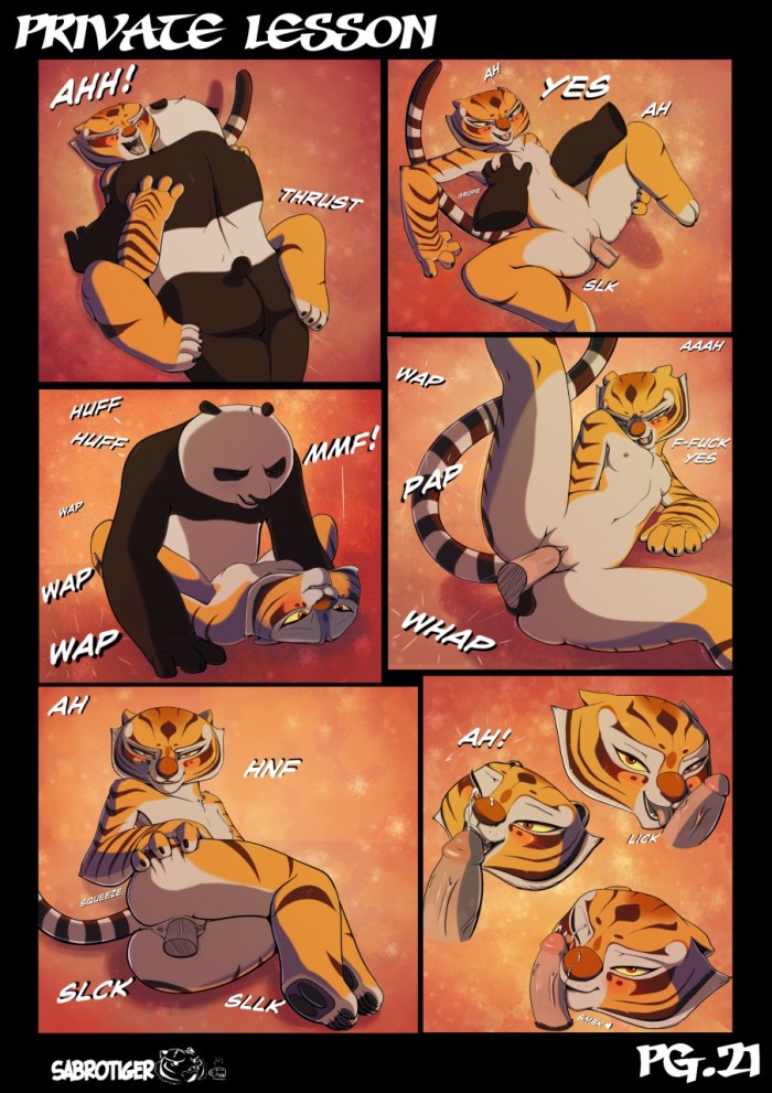 Master Tigress Sex Comix Private lesson