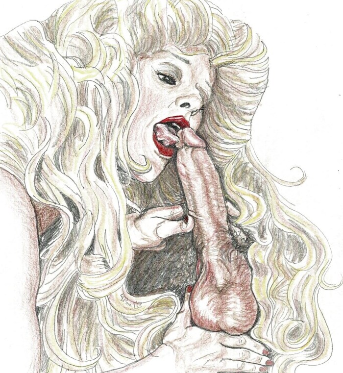 Pornographic color drawings