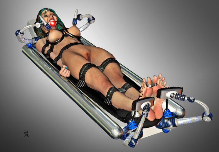 Bondage connected in the machine