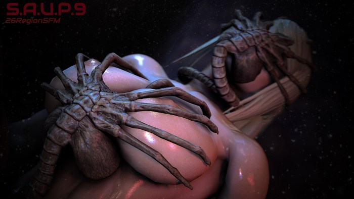 Hentai Parasite Facehugger Xray Parasite