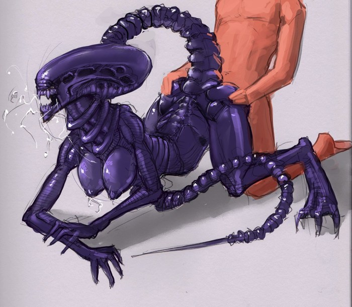 Xenomorph female Queen Rule 34
