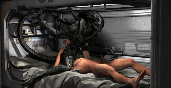 Xenomorph and Riplo Hentai