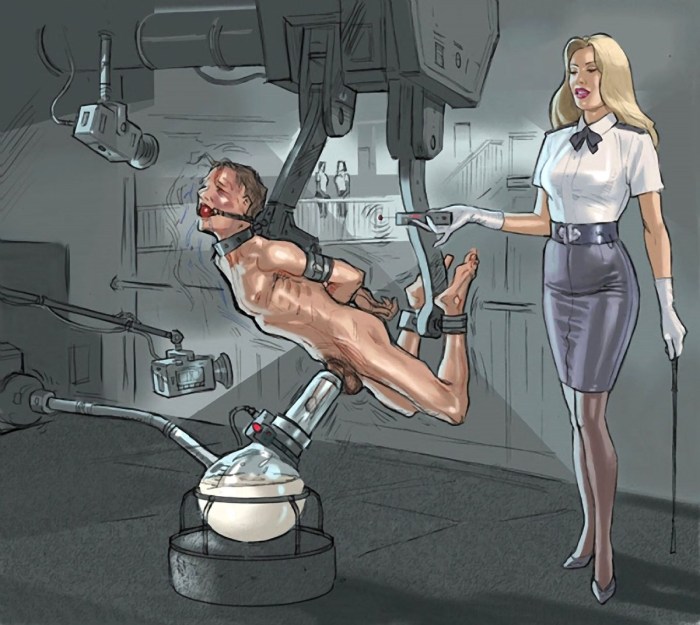 Comic book BDSM Laboratory