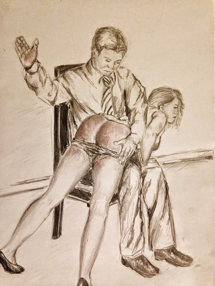 Erotic flogging of girls