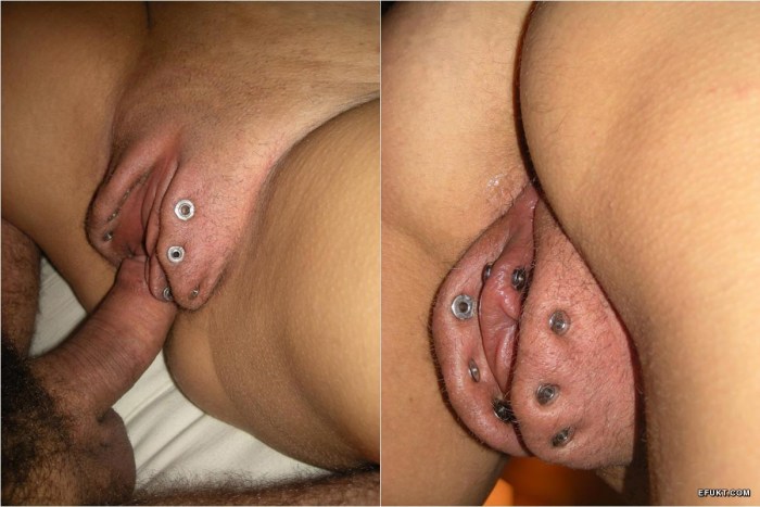 Extreme intimate piercing