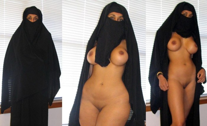 Aaliyah Hadid in a hijab naked