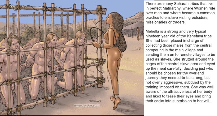 BDSM comic book market slaves