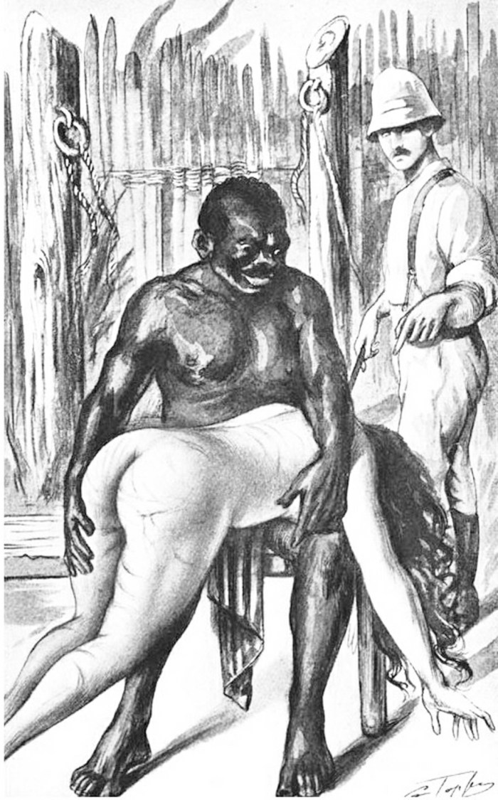(Porn drawings of a black woman slave)