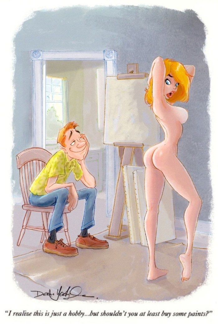 Erotic illustrations are funny