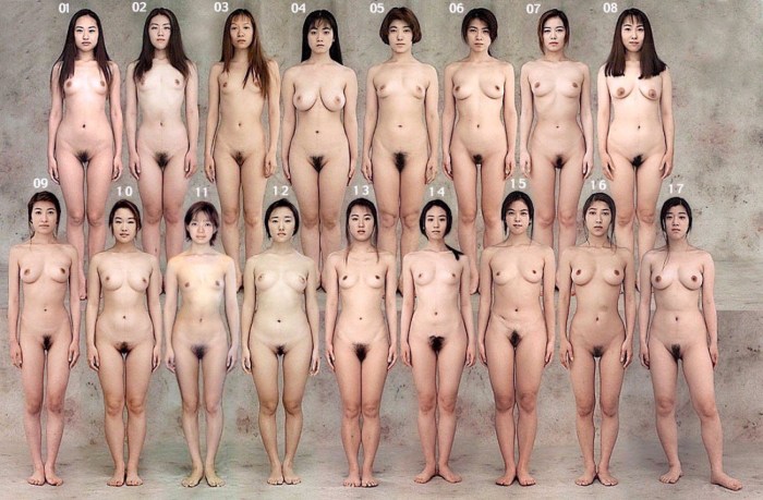 Naked women of different nations