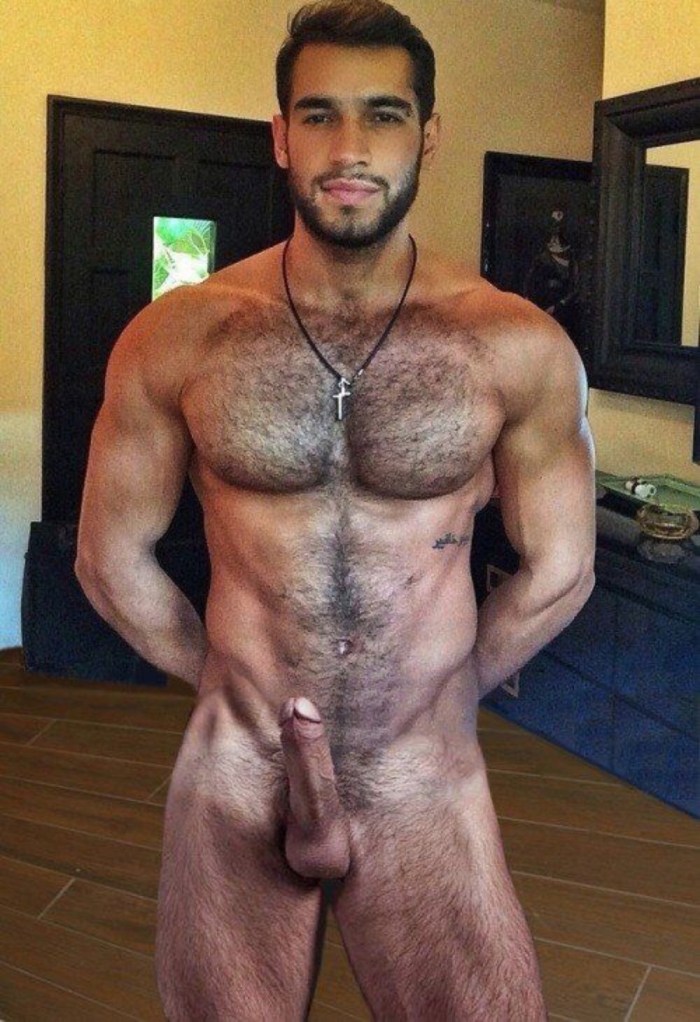 Naked Caucasian guys