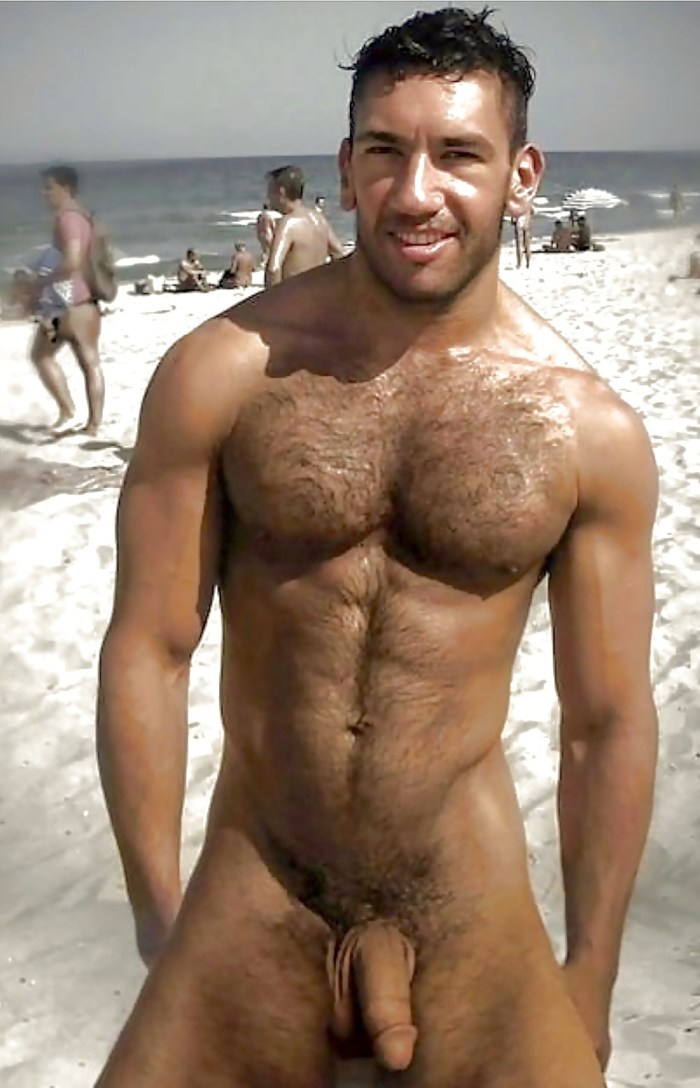 Beautiful naked hairy guys
