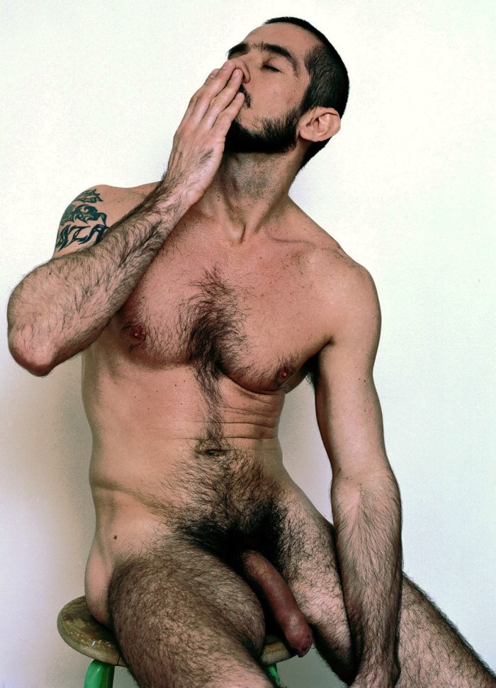 Naked hairy Caucasians
