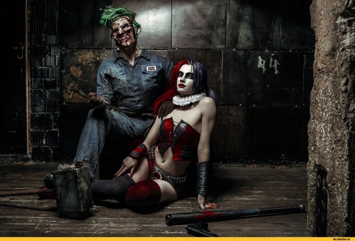Harley Quinn with Joker and Tits