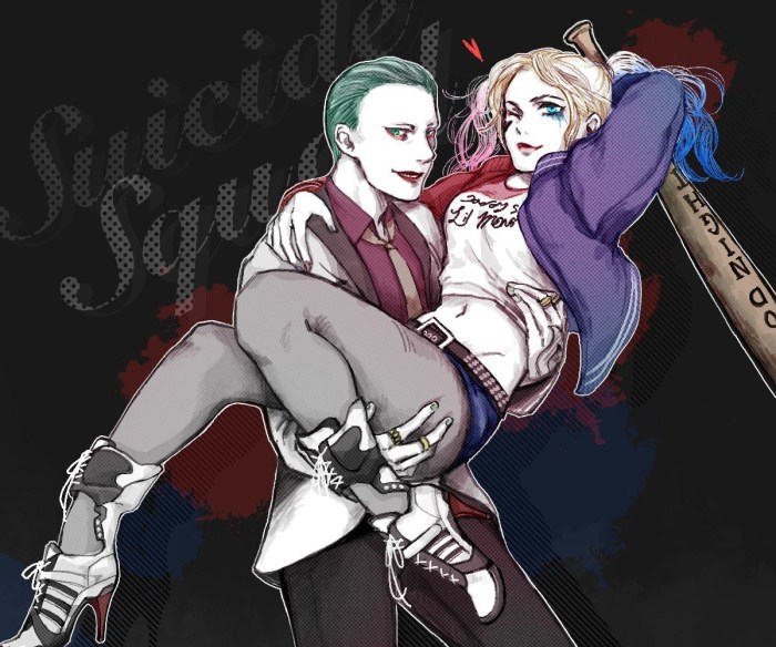 Harley Quinn and Joker Hentai Art