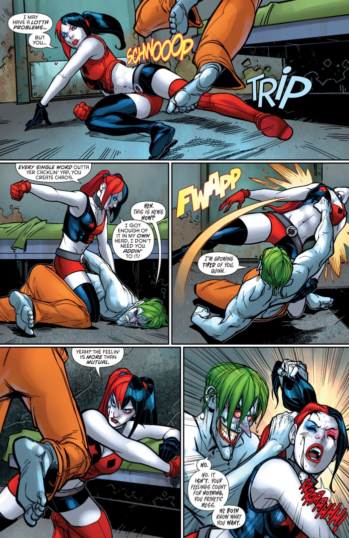 Harley Quinn against Joker Comics