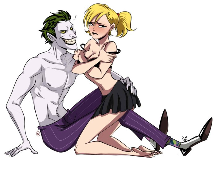 Harley Quinn and Joker Hentai Art