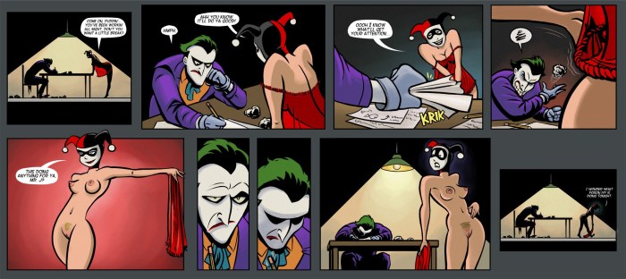 Comics Harley Quinn and Joker Hentai
