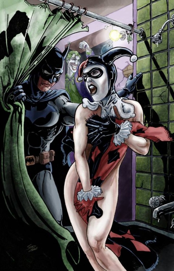 Batman Joker and Harley Quinn