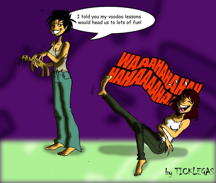 Roxy tickling