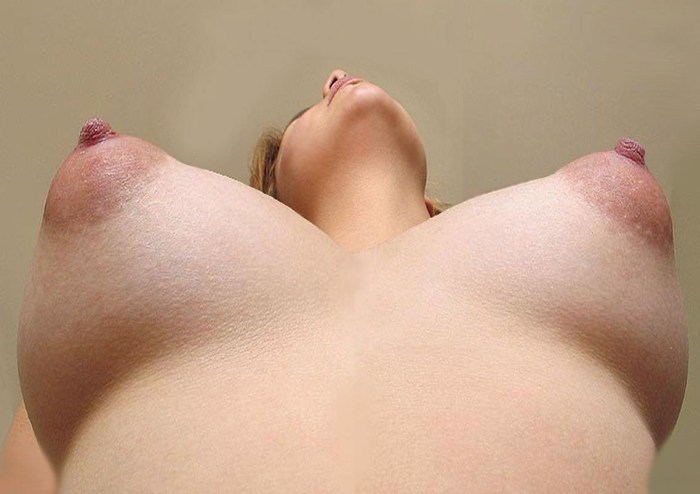 Beautiful nipples close -up