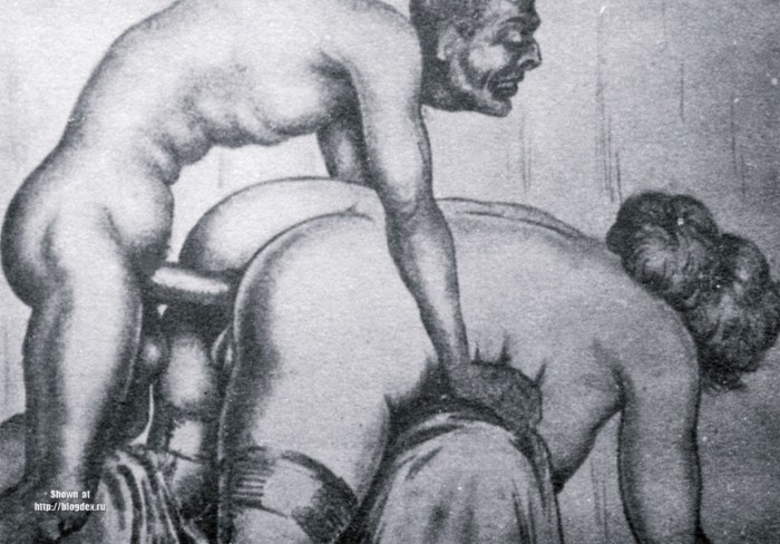 Ancient pornographic drawings anal