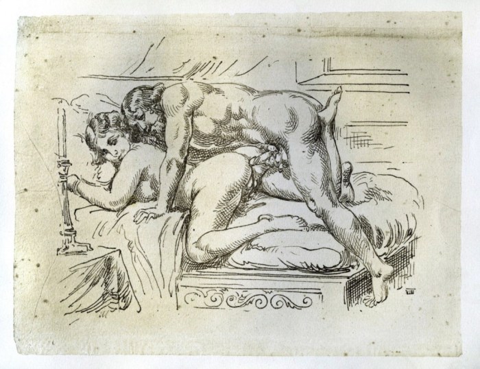 Marcantonio Raymondi Erotic engravings