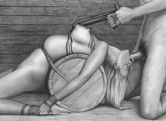 Drawn hard bdsm