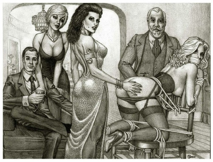 Pornographic drawings humiliation