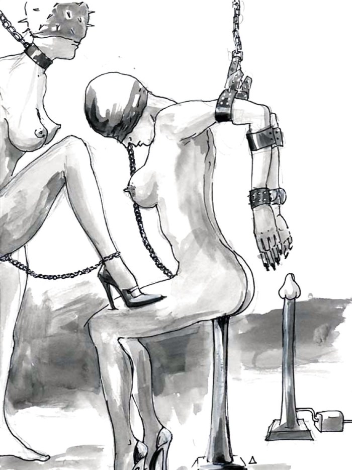 Drawn hard bdsm