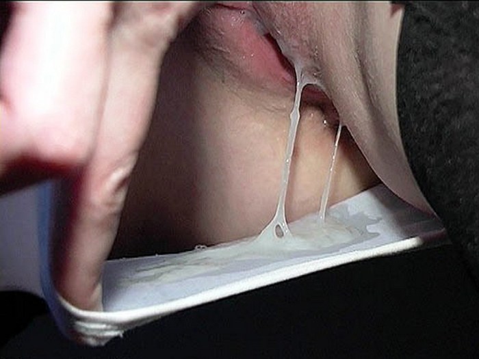 The woman finished in his underpants