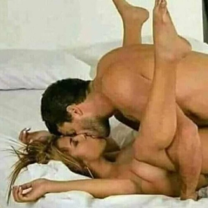 Girls in the missionary pose