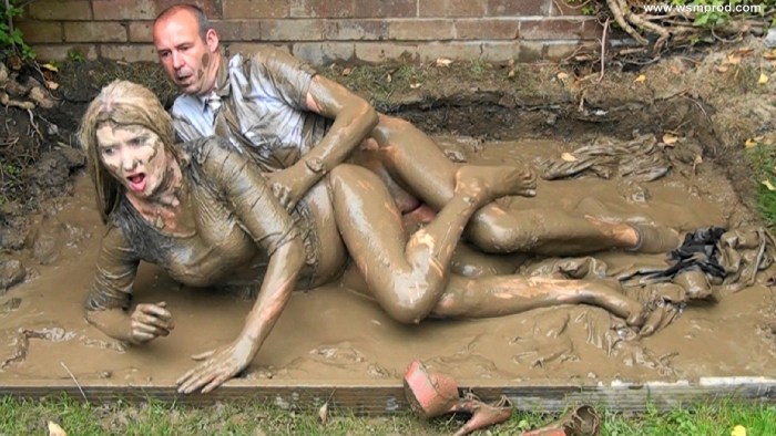 Naked dirty in manure