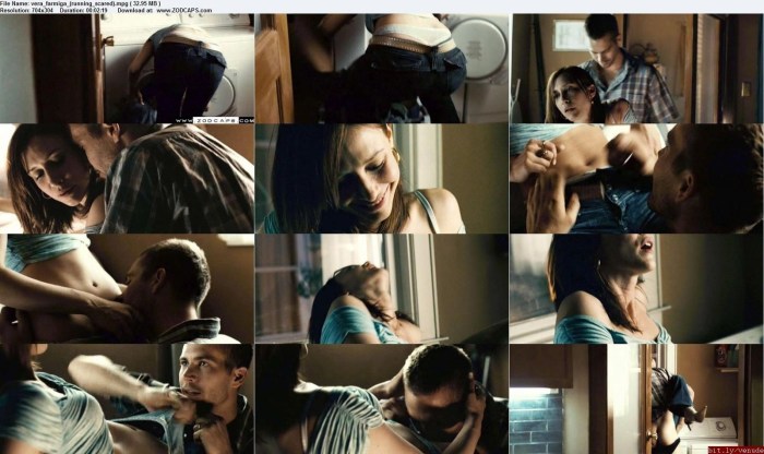 Vera Farmiga in an erotic stage