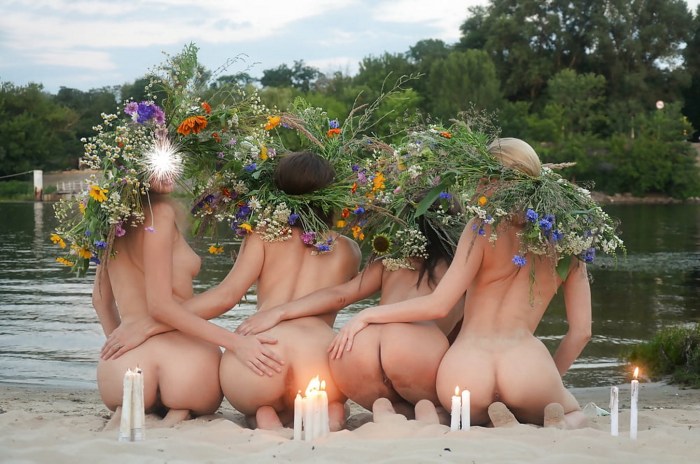 Naked girls on Ivan Kupala