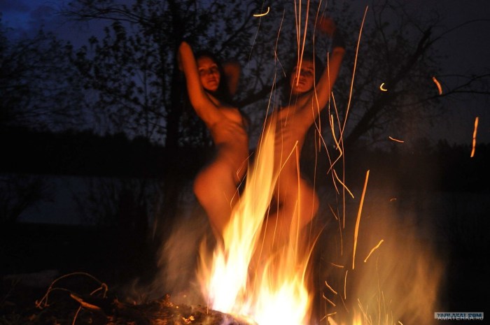 Festival of Ivan Kupala naked