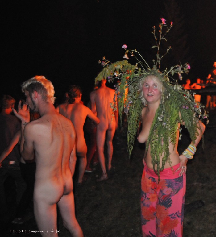 The holiday of Ivan Kupala naked