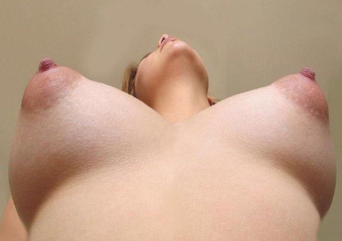 Beautiful nipples close -up